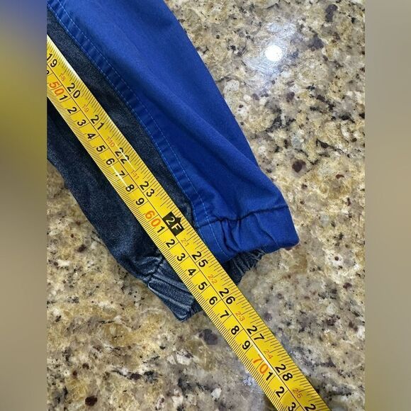 G-Star Raw Denim Mix Colorblock Patches Hooded Full Zip Jacket Unisex Size Small - Picture 13 of 16